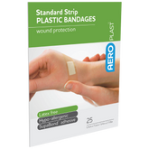 AEROPLAST Plastic Standard Strip 7.2 x 1.9cm Env/25